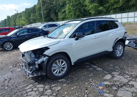 2025 Toyota Corolla Cross Le from USA, damaged, VIN 7MUBAAAG1SV124517